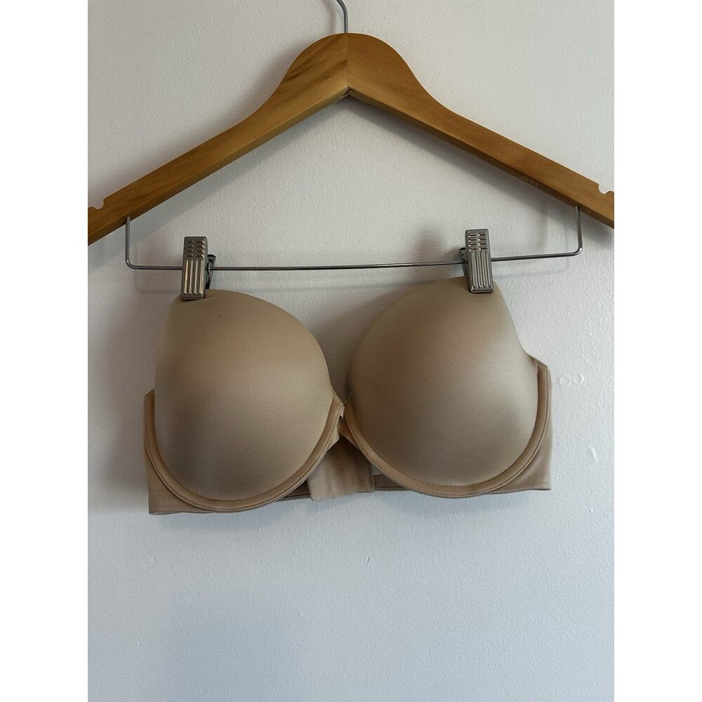 Wacoal 36D Bra Beige Amazing Assets Strapless Push Up Underwire 854220 No Straps